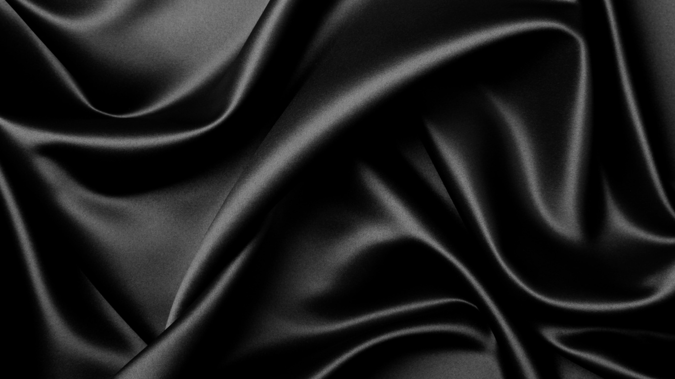 黑色的, 缎面, 丝绸, Atlas, 画布 壁纸 1366x768 允许