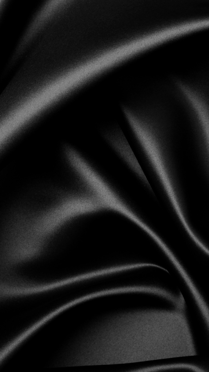 黑色的, 缎面, 丝绸, Atlas, 画布 壁纸 720x1280 允许