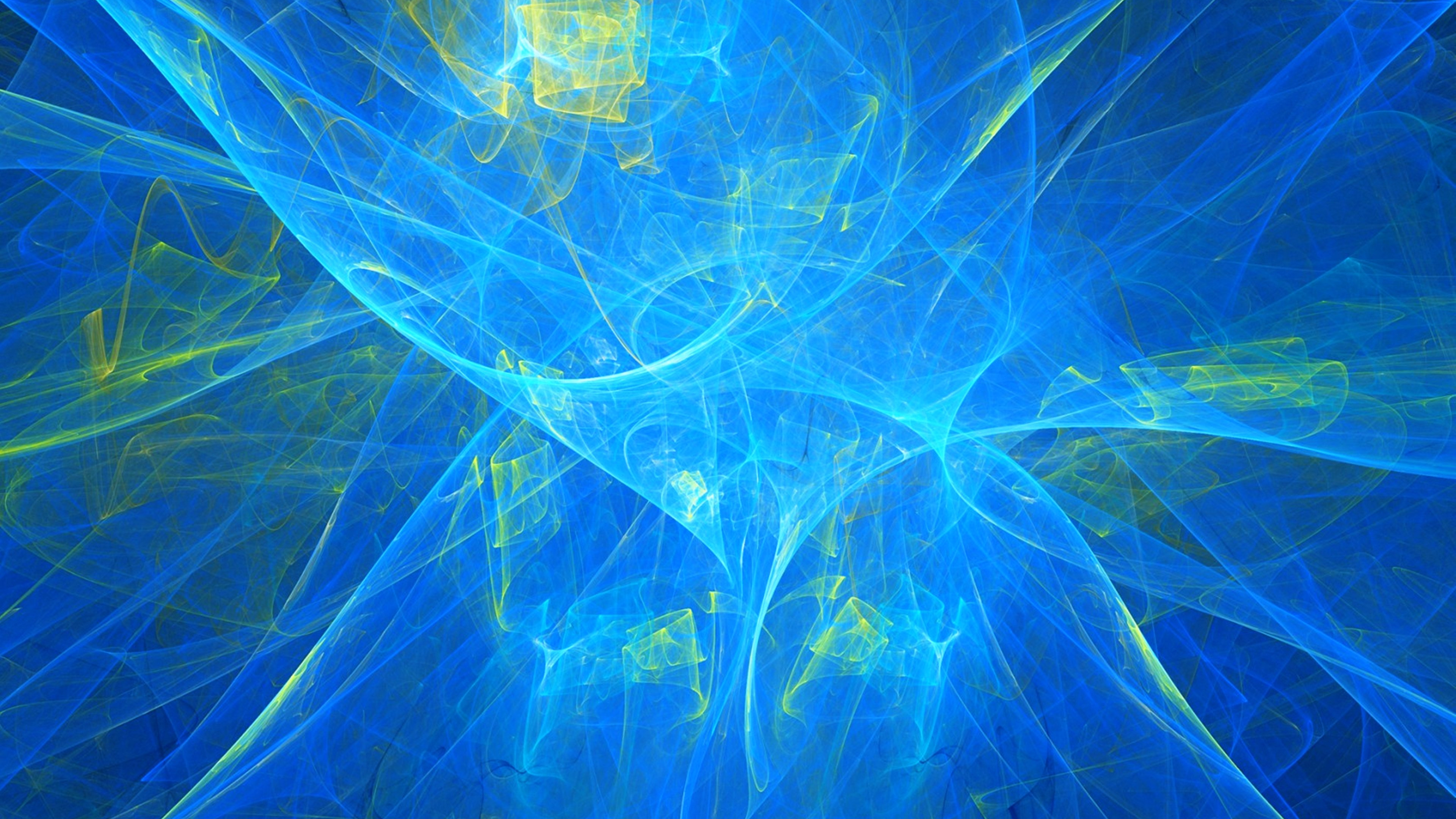 Papier Peint Numérique Lumière Bleue et Blanche. Wallpaper in 3840x2160 Resolution