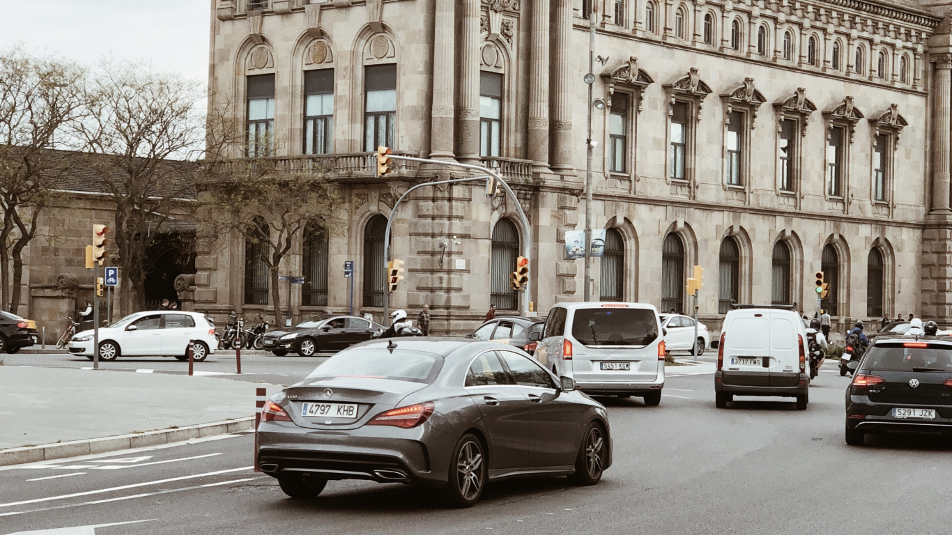 Aduana Building, Subdelegaci Del Govern a Barcelona, Road, Architecture, King. Wallpaper in 1366x768 Resolution