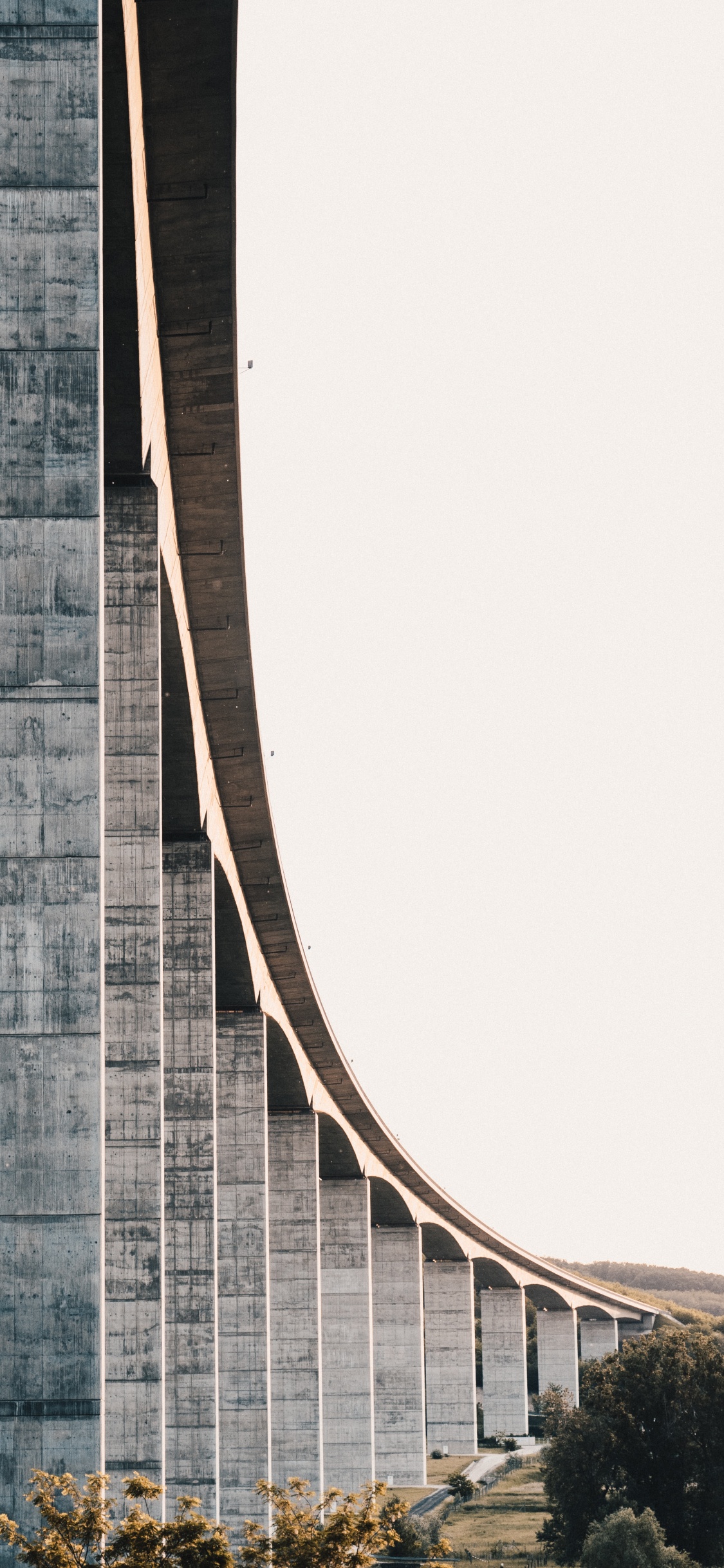 建筑, Nonbuilding结构, 混凝土, 里程碑 壁纸 1125x2436 允许