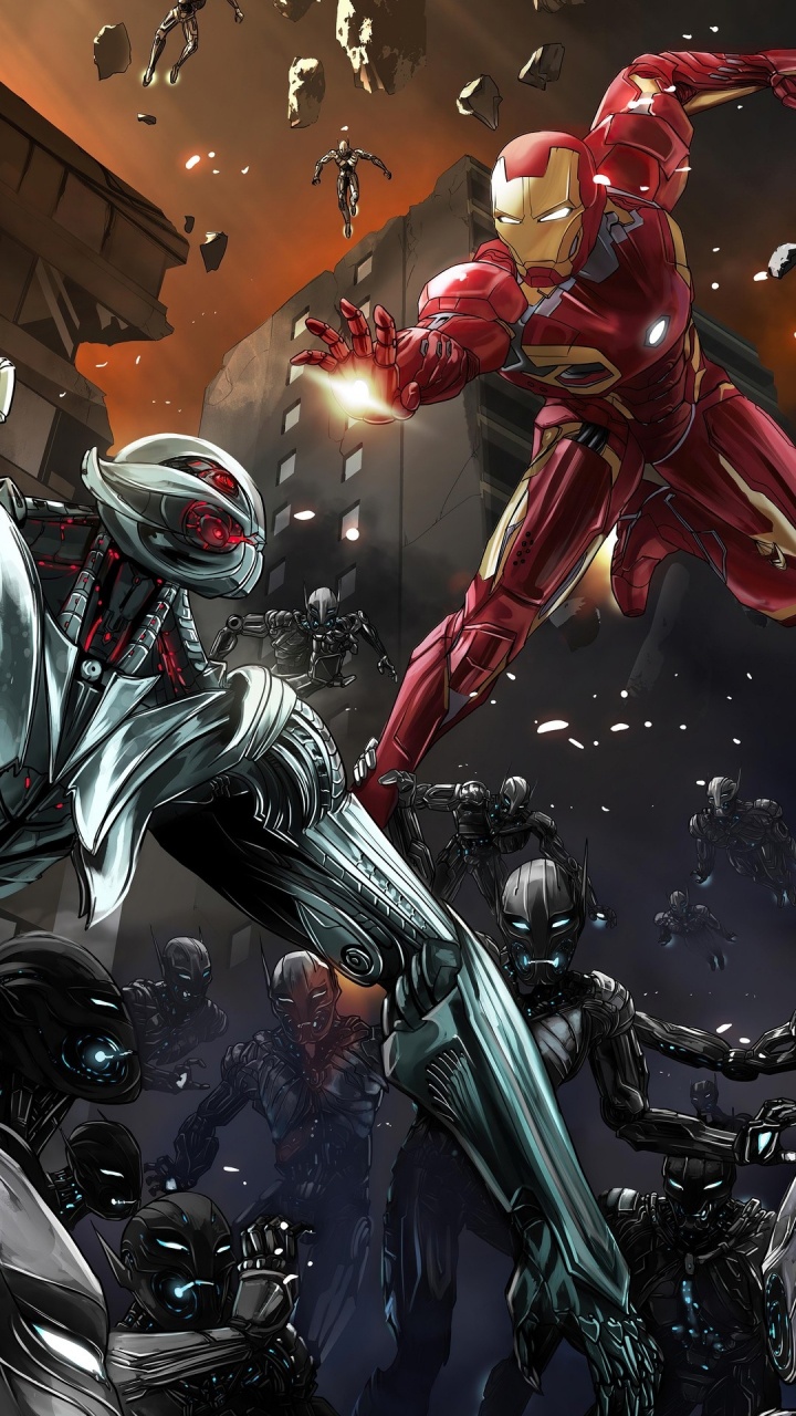 Superhero, Accessoires Moto, Cartoon, Art, Affiche. Wallpaper in 720x1280 Resolution