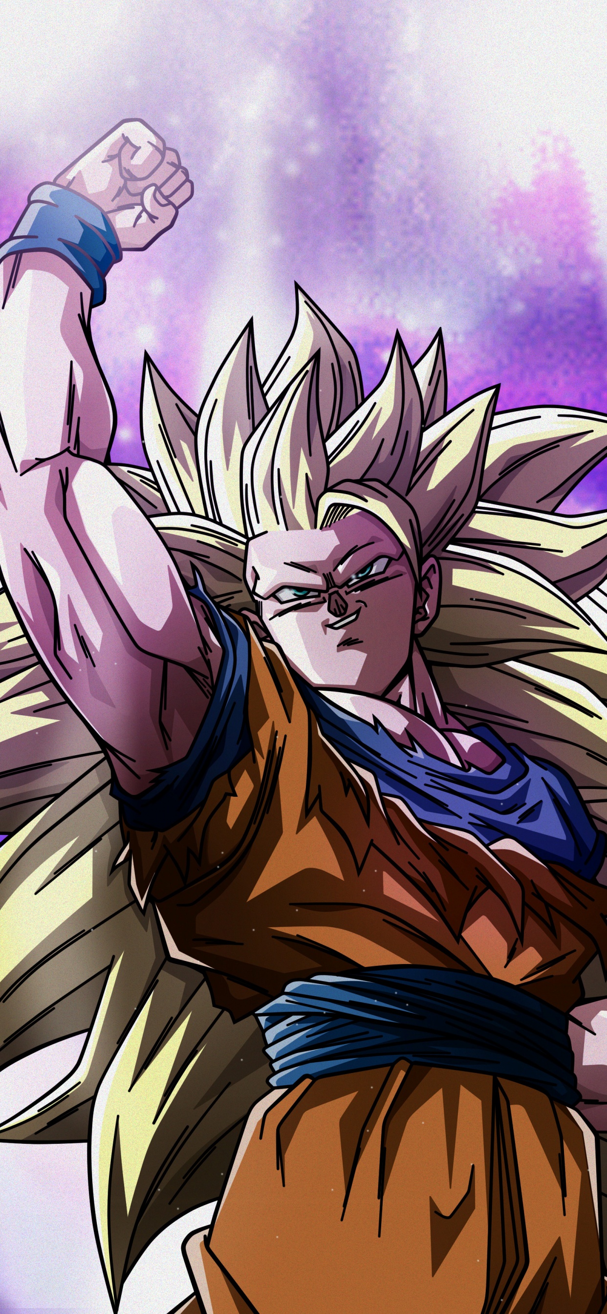 Ilustración de Personaje de Dragon Ball z. Wallpaper in 1242x2688 Resolution