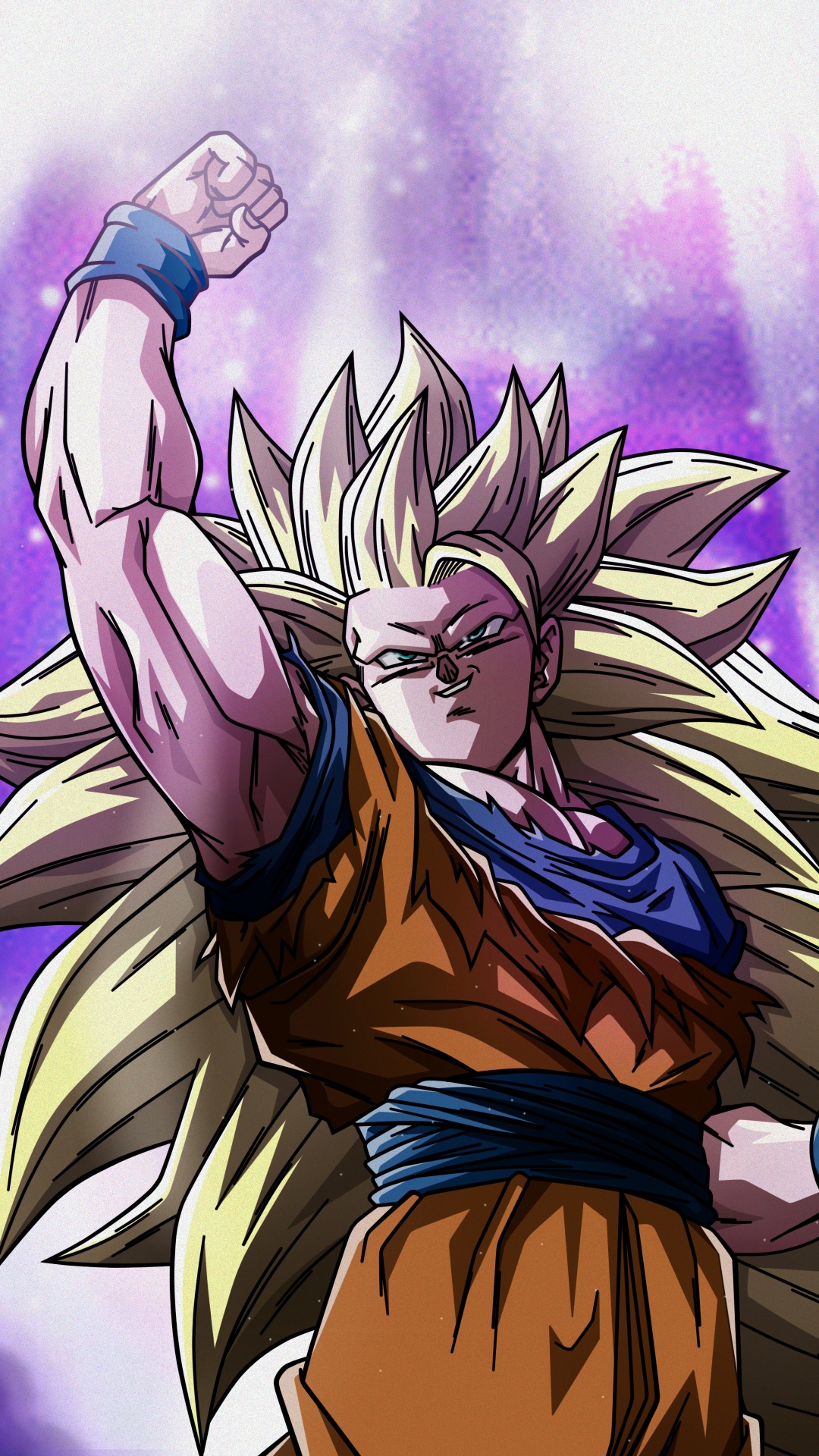 Illustration du Personnage de Dragon Ball z. Wallpaper in 1080x1920 Resolution