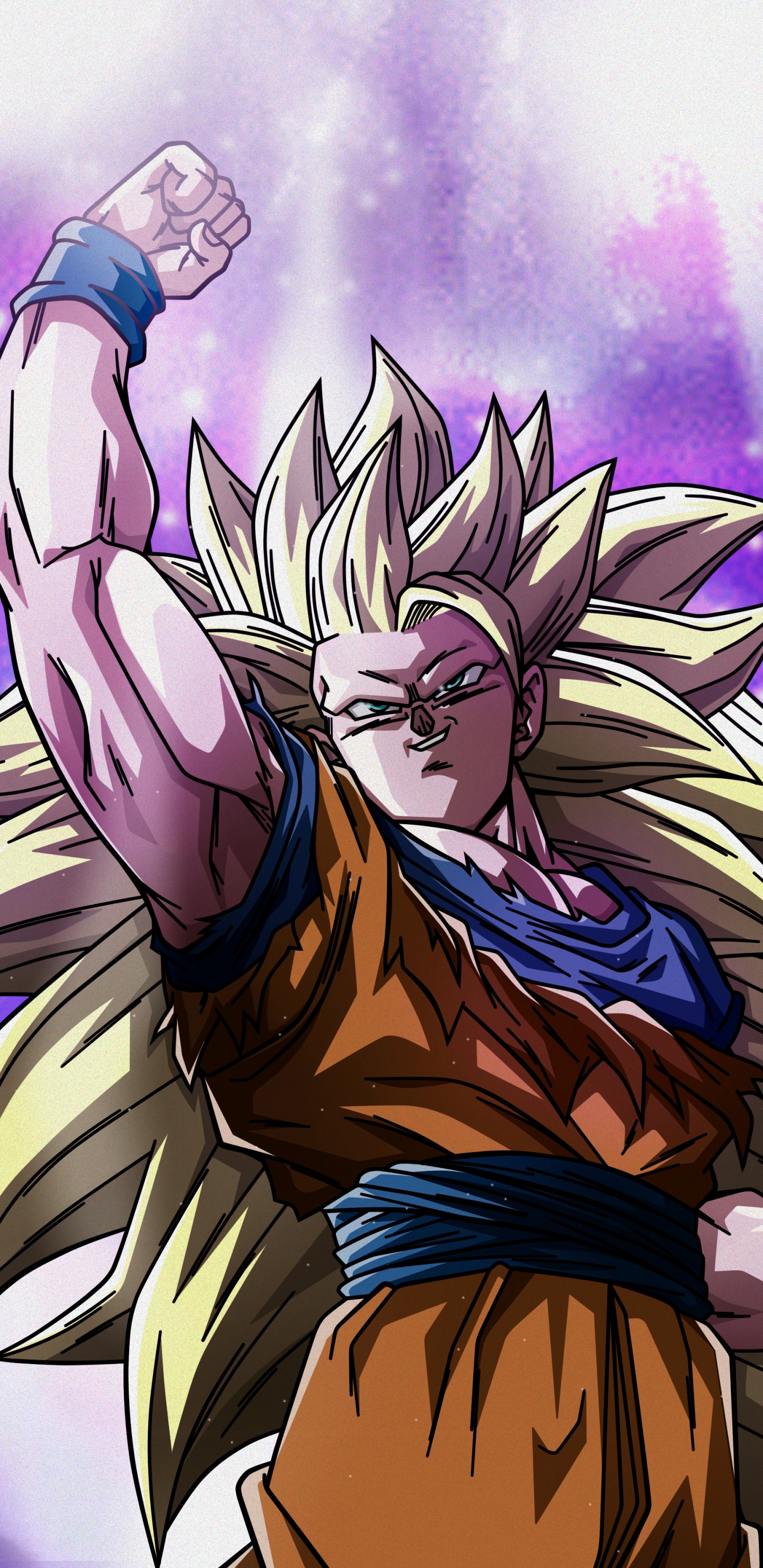 Illustration du Personnage de Dragon Ball z. Wallpaper in 1440x2960 Resolution
