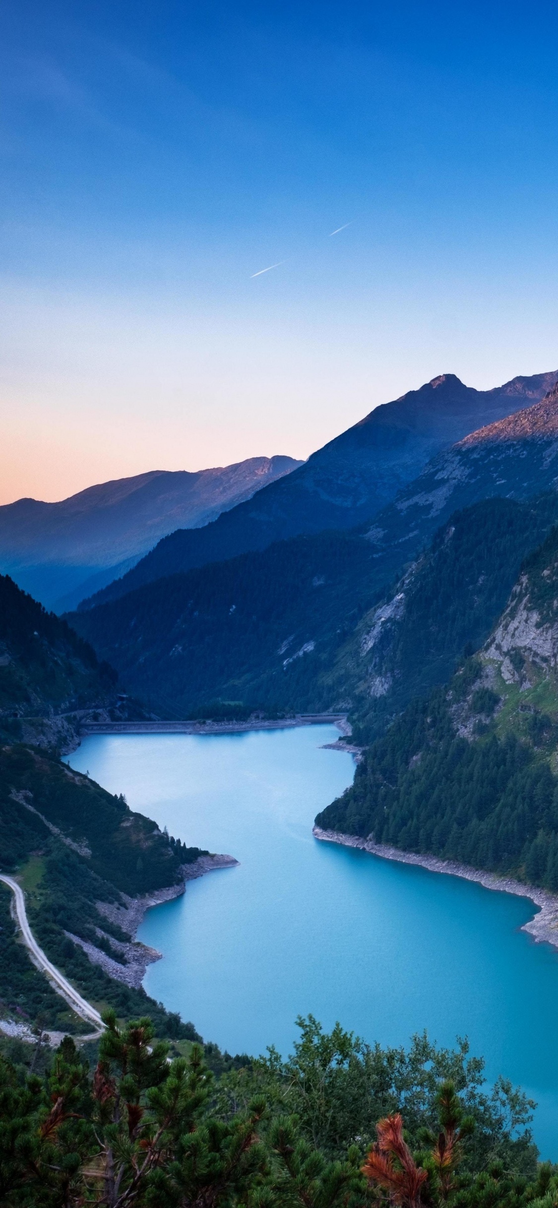 Bergkette, Natur, Alpen, Wasser, Wasserressourcen. Wallpaper in 1125x2436 Resolution