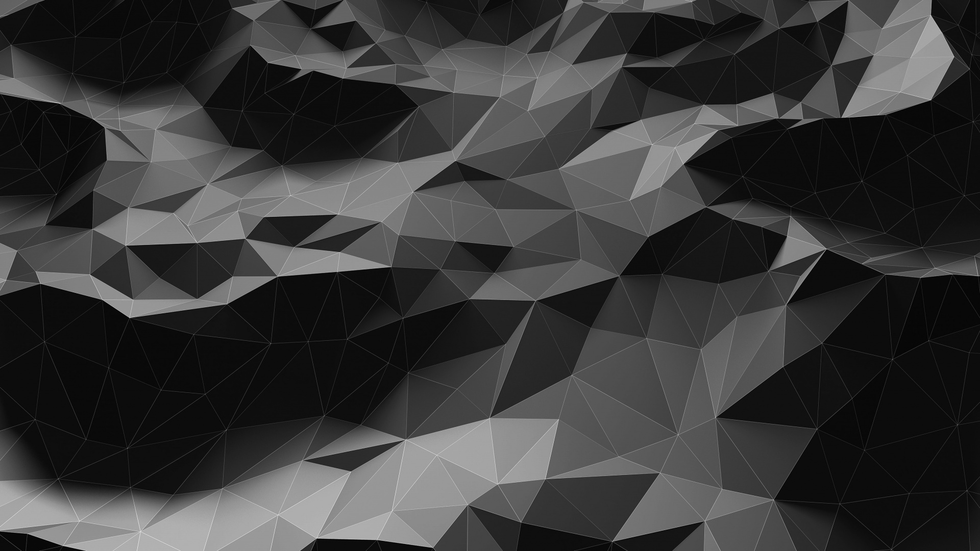 Black and White Abstract Illustration. Wallpaper in 1920x1080 Resolution