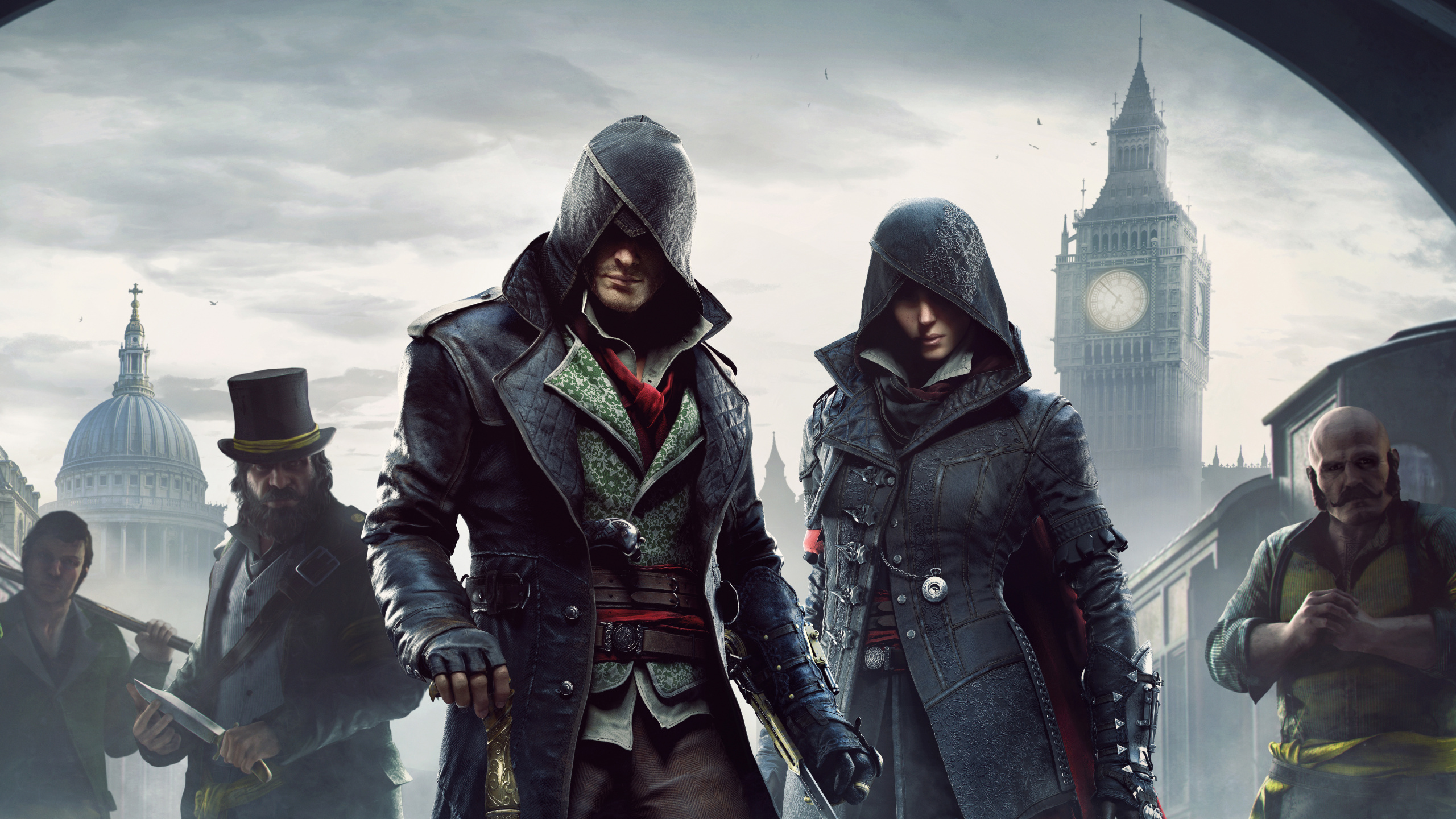 Assassins Creed Syndicat, Ubisoft, Jeu Pc, Assassins Creed Unity, Assassin. Wallpaper in 2560x1440 Resolution