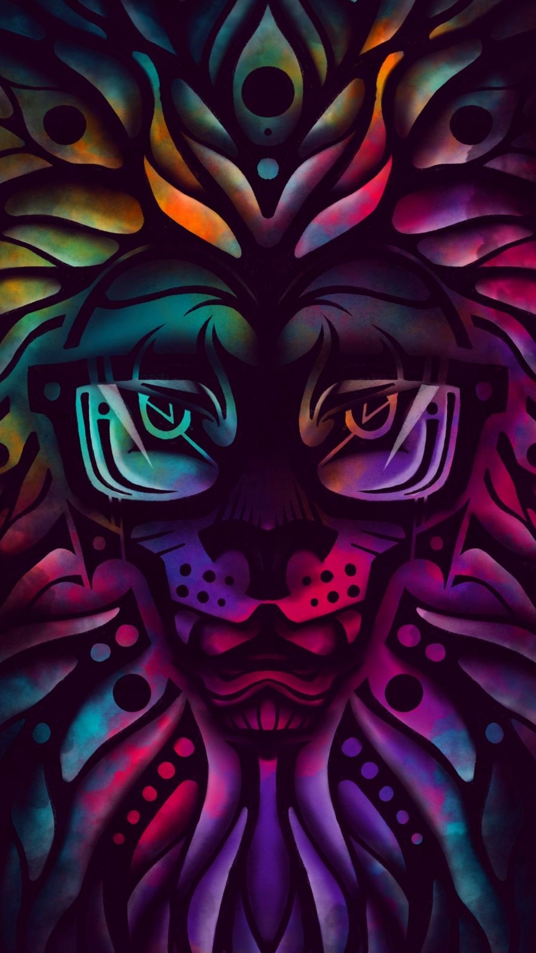 Psychedelische Kunst, Klingelton, Purpur, Malerei, Kunst. Wallpaper in 1080x1920 Resolution