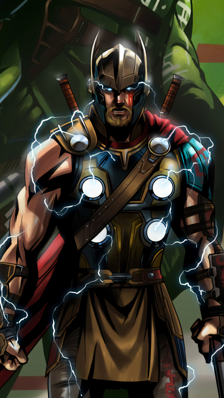 Homme en Costume Noir et Rouge Tenant Une Épée Noire et Brune. Wallpaper in 750x1334 Resolution