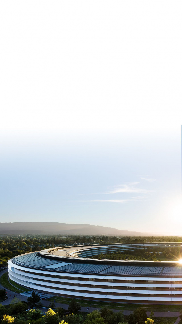 Apple Park, Parc Aux Pommes 2, Apple, Airpods Pro, Eau. Wallpaper in 750x1334 Resolution