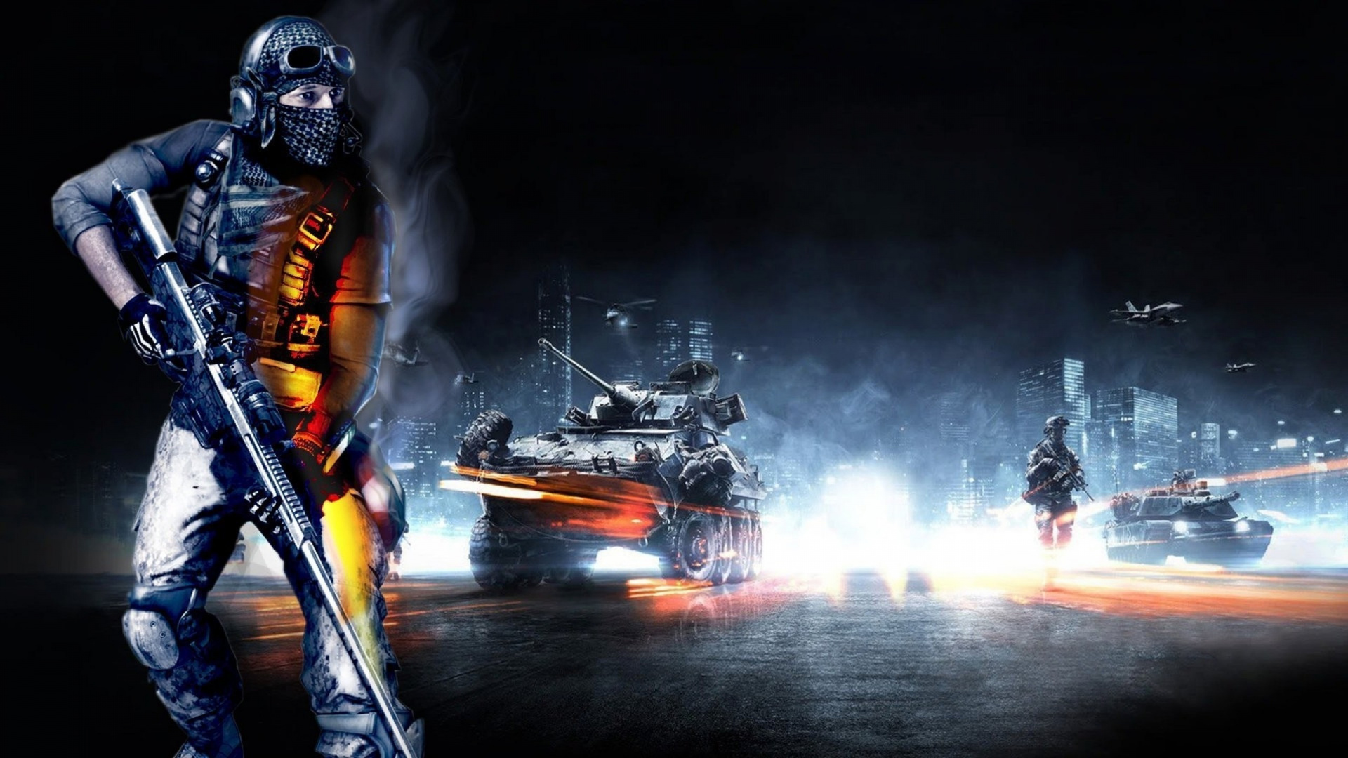 Darkness, Performance, Firefighter, Games, Metal. Wallpaper in 1920x1080 Resolution
