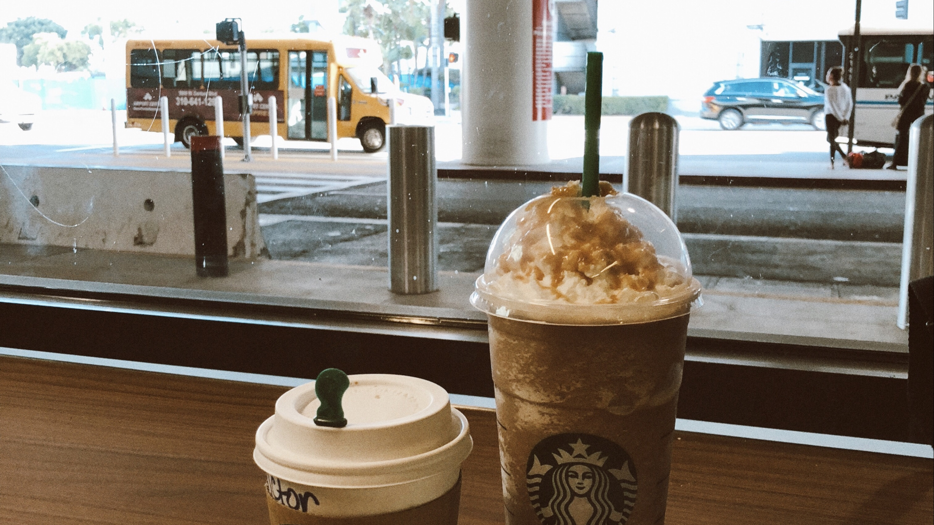 Starbucks, Floor, Flooring, Interior Design, Ceiling. Wallpaper in 1920x1080 Resolution