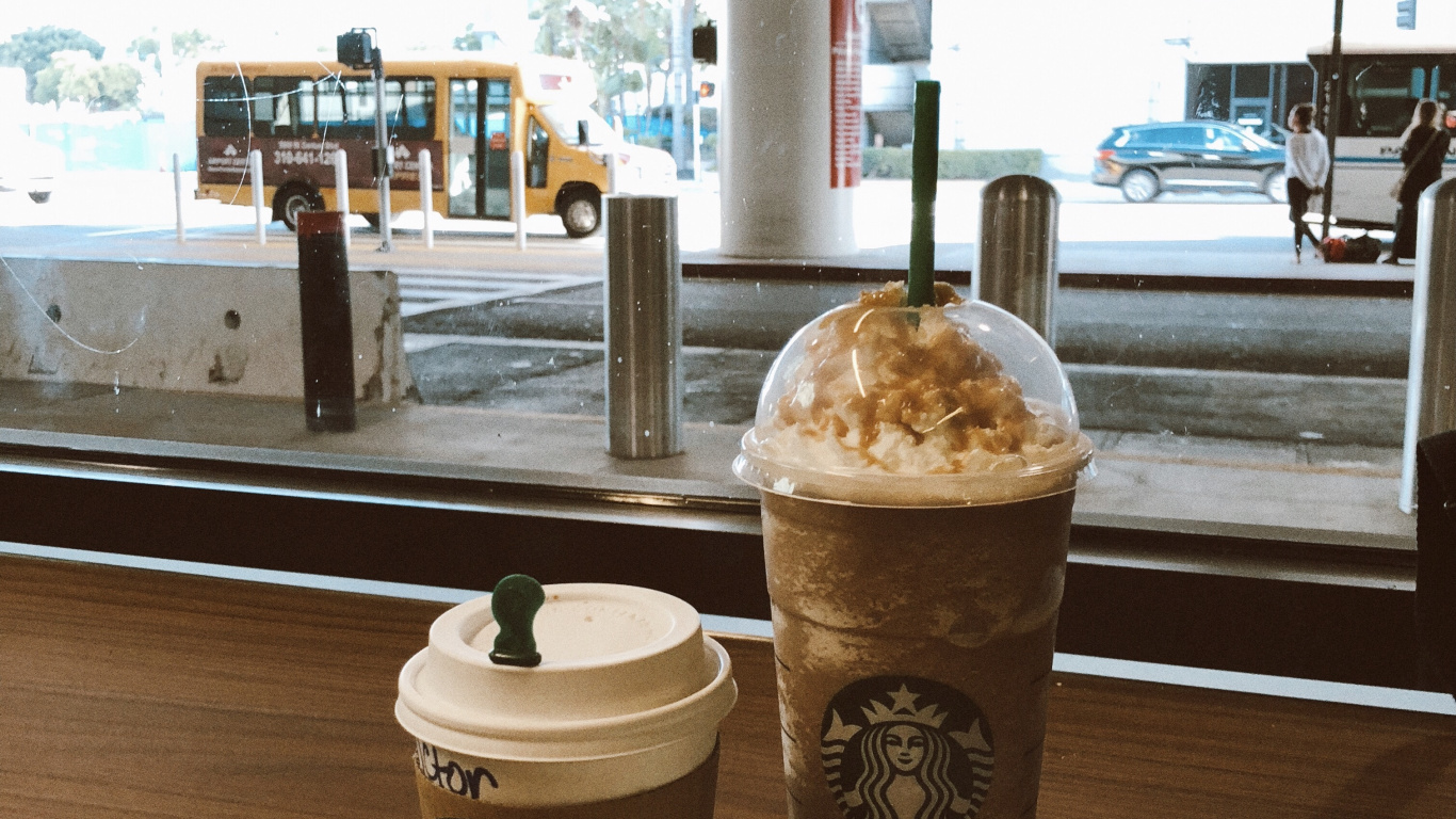 Starbucks, Piso, Diseño de Interiores, de Madera, Tinte Para Madera. Wallpaper in 1366x768 Resolution