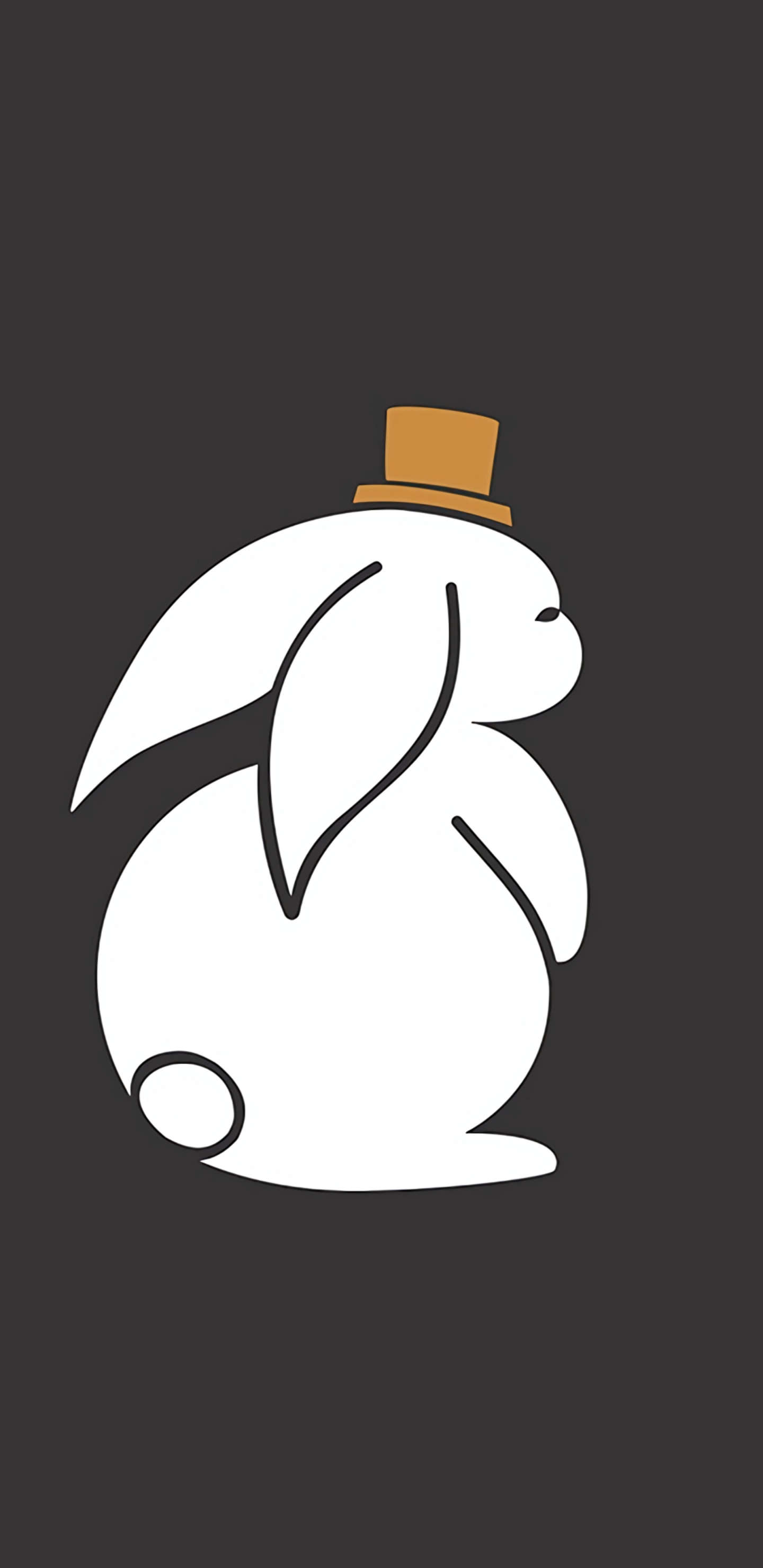 Schwarz-Weiß-Panda-Illustration. Wallpaper in 1440x2960 Resolution