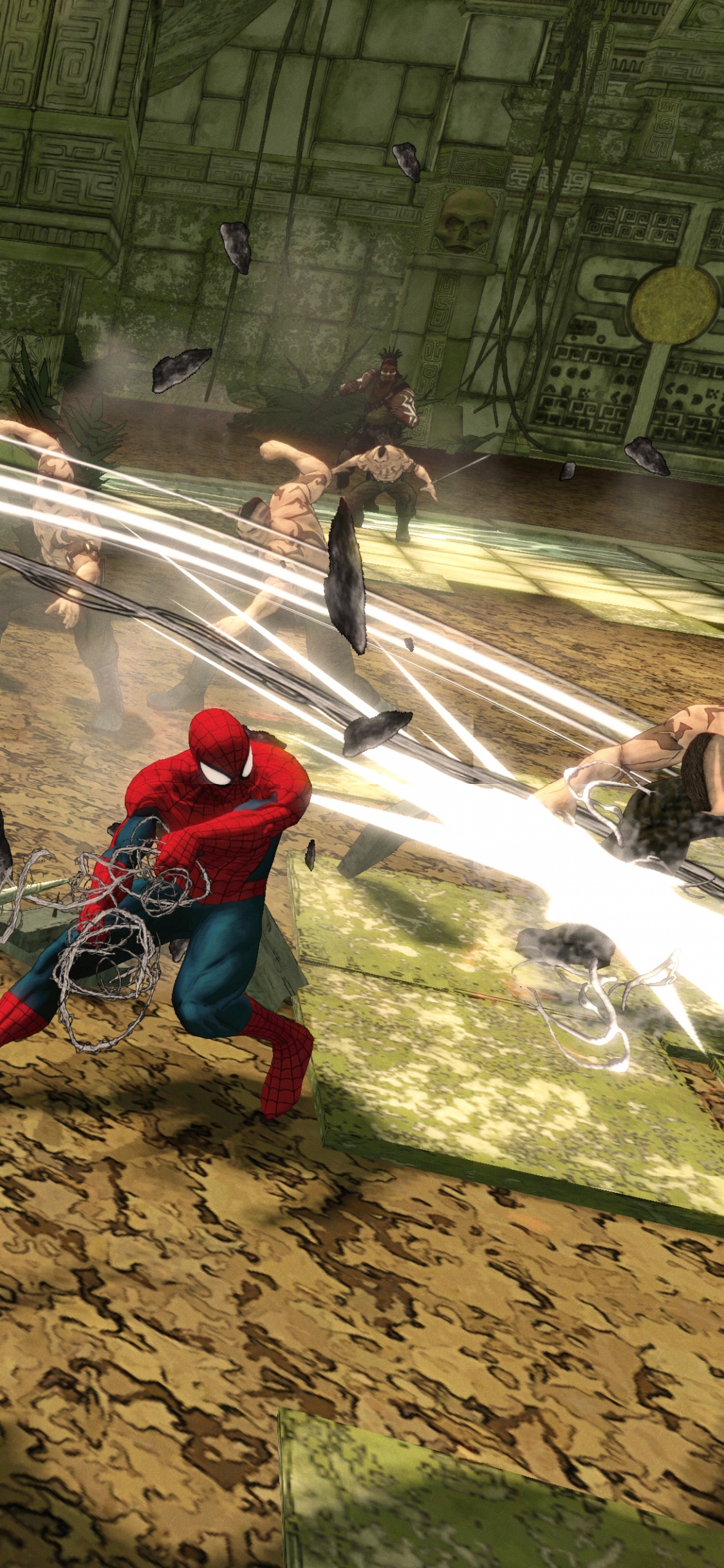 Spider-Man-Shattered Dimensions, Spider-man, Xbox 360, Wii, Pc-Spiel. Wallpaper in 1125x2436 Resolution