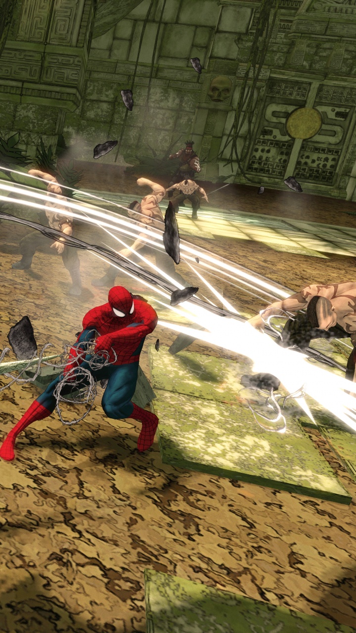 Spider-Man-Shattered Dimensions, Spider-man, Xbox 360, Wii, Pc-Spiel. Wallpaper in 720x1280 Resolution