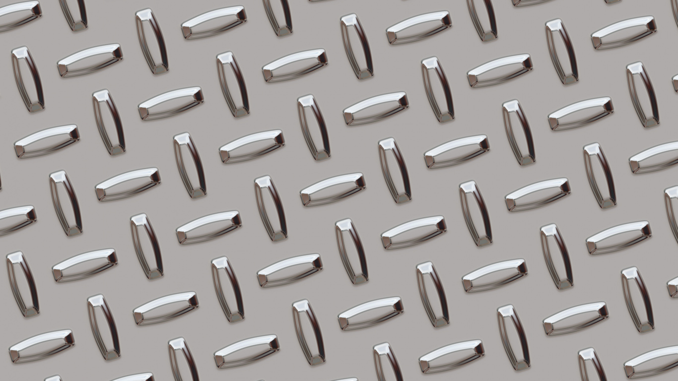 Silver and Gold Square Accessory. Wallpaper in 1366x768 Resolution