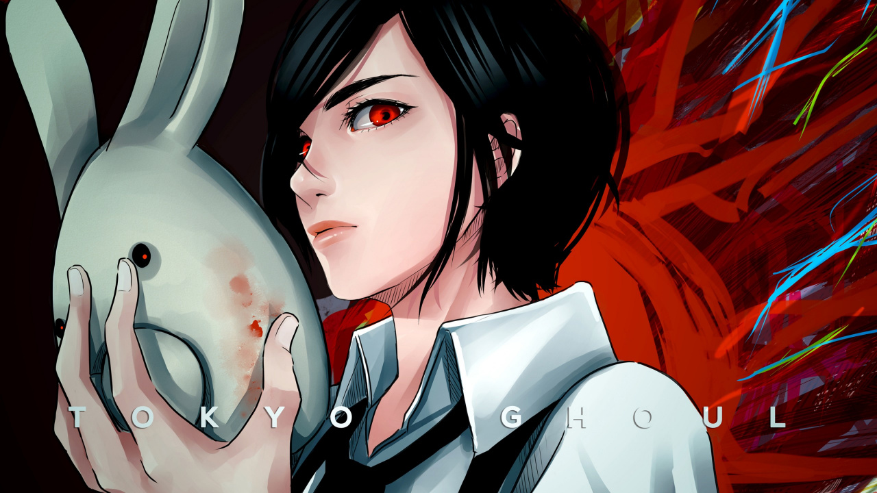 Black Haired Woman Anime Character. Wallpaper in 1280x720 Resolution