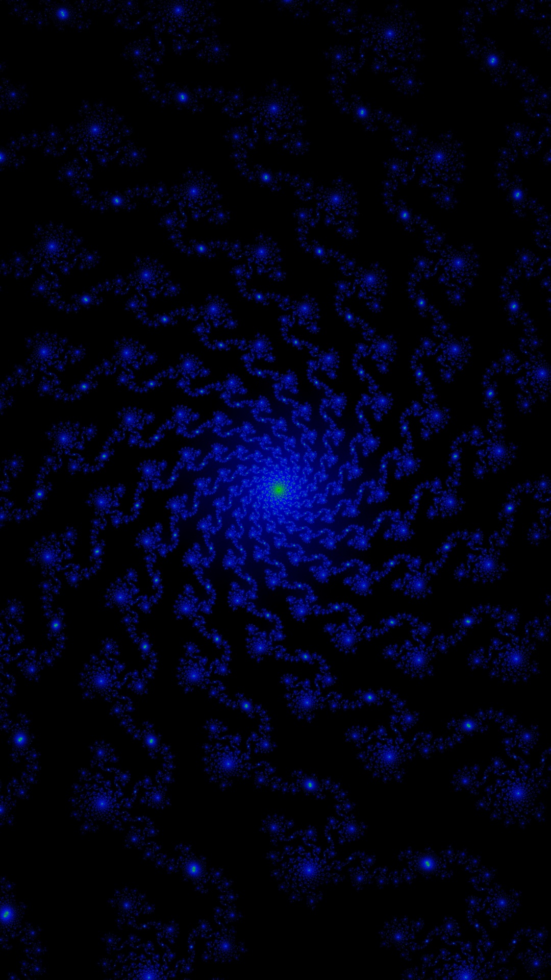 Blue and White Light in Black Background. Wallpaper in 1080x1920 Resolution