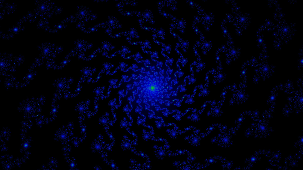 Luz Azul y Blanca Sobre Fondo Negro. Wallpaper in 1280x720 Resolution