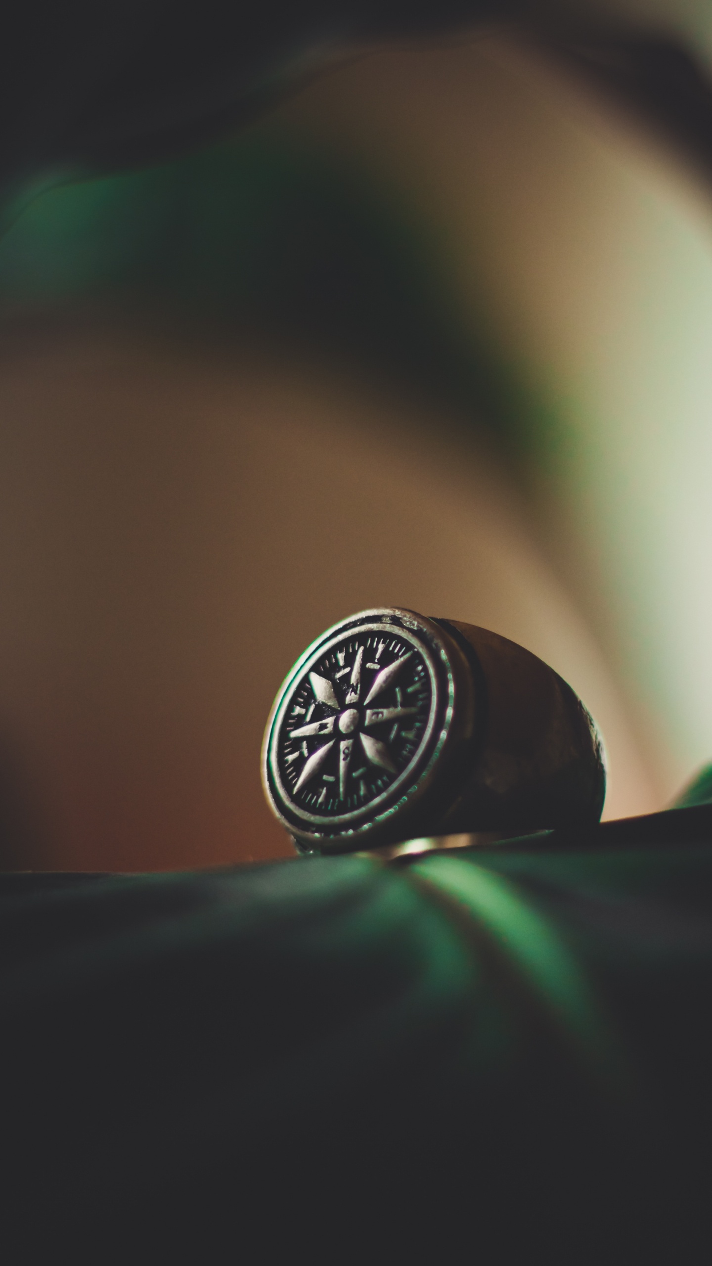 Accessoire Rond Noir et Argent. Wallpaper in 1440x2560 Resolution