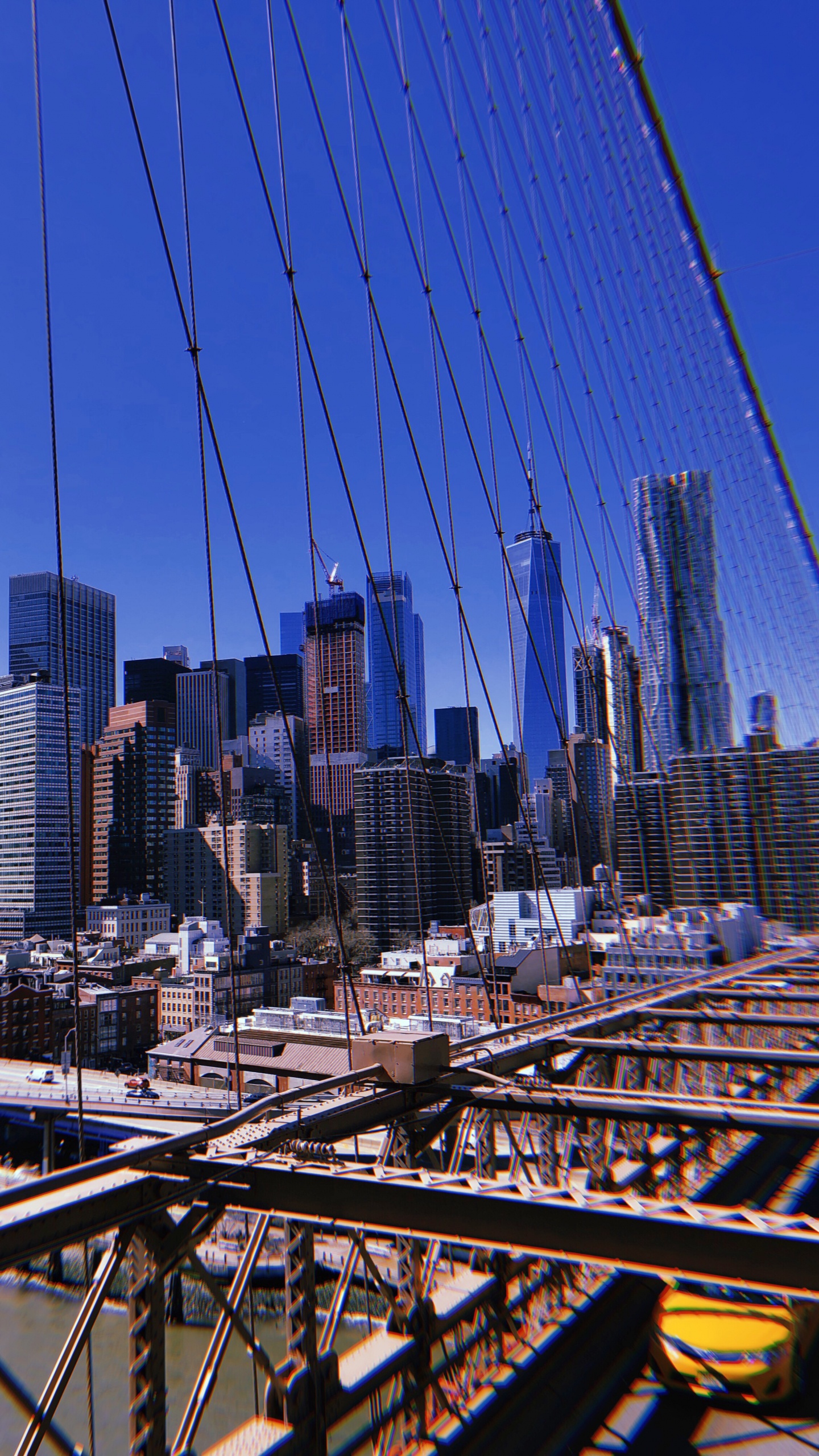 la Ciudad de Nueva York, Nueva York, Área Urbana, Arquitectura, Infraestructura. Wallpaper in 1440x2560 Resolution