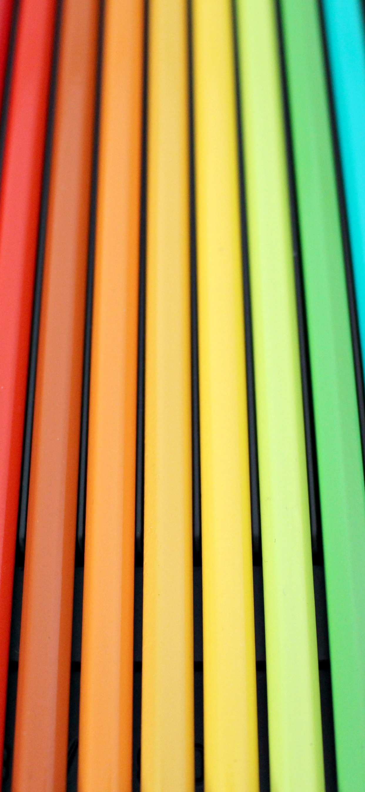 Red Yellow and Purple Striped Textile. Wallpaper in 1242x2688 Resolution