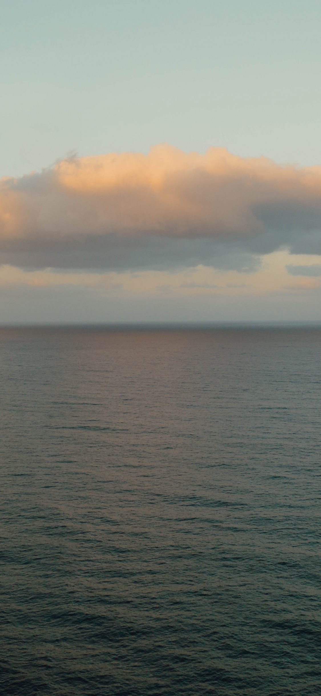 Calme, Mer, Horizon, Son, Promontoire. Wallpaper in 1125x2436 Resolution