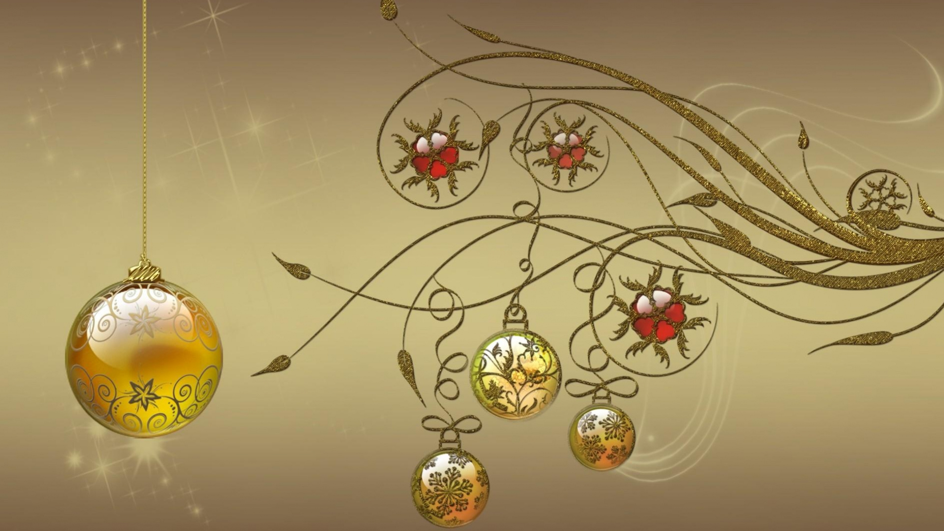 Éclairage, Luminaire, Décoration de Noël, Arbre de Noël, Cercle. Wallpaper in 1920x1080 Resolution