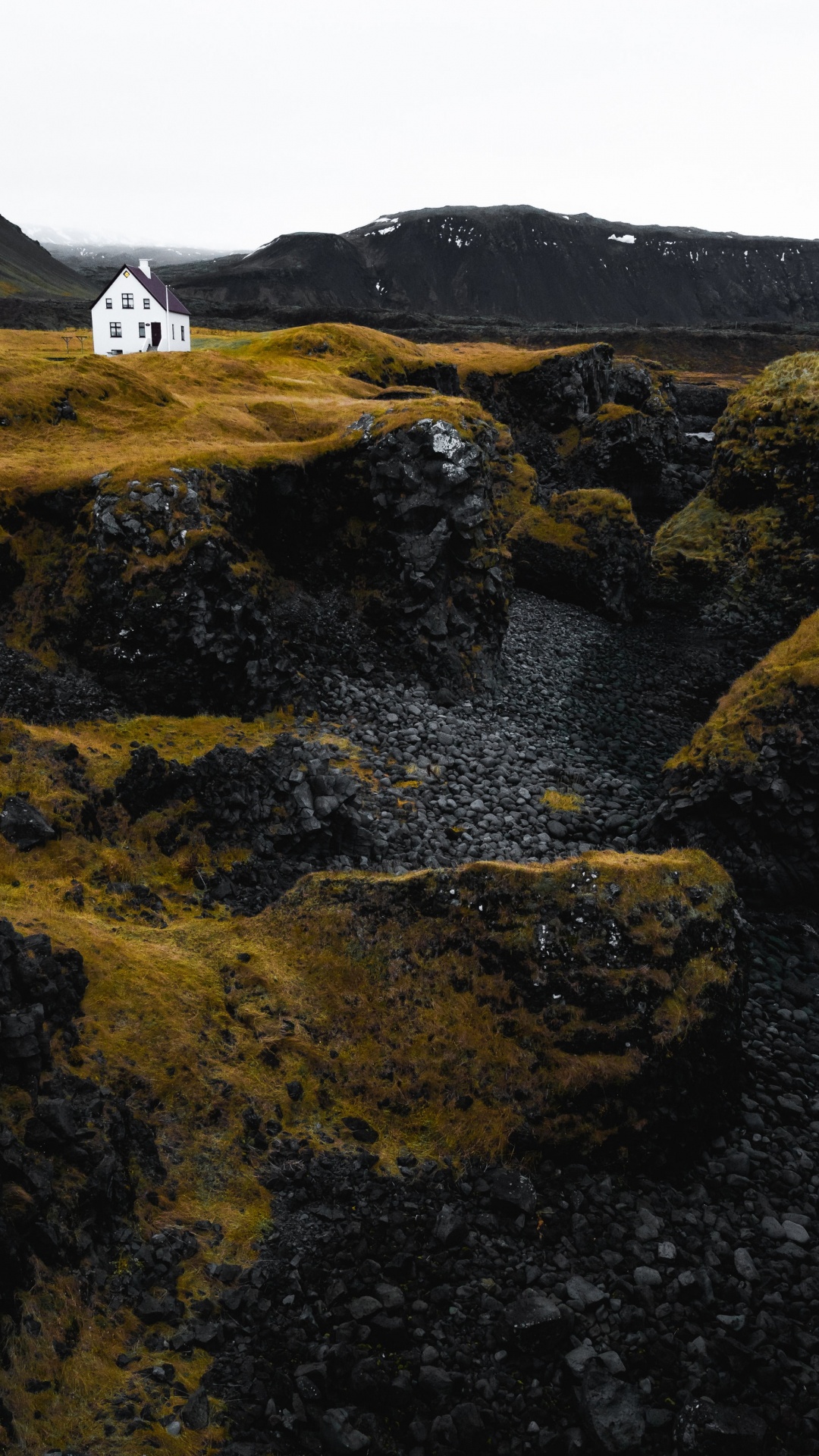 Tundra, Grat, Hill, Aufschluss, Lavafeld. Wallpaper in 1080x1920 Resolution