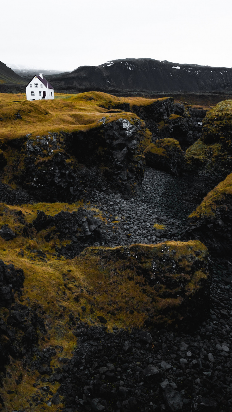 Tundra, Ridge, Colina, Afloramiento, Campo de Lava. Wallpaper in 750x1334 Resolution