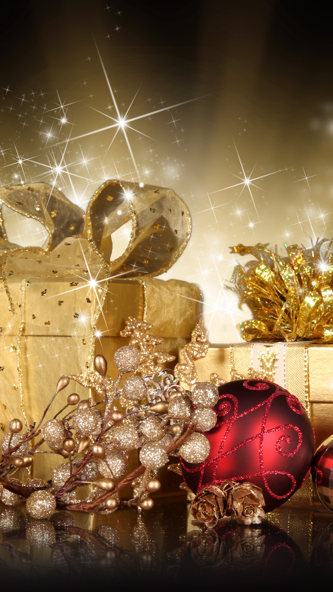 Christmas Decoration, Interior Design, Christmas Eve, Christmas Gift, New Years Eve. Wallpaper in 1080x1920 Resolution