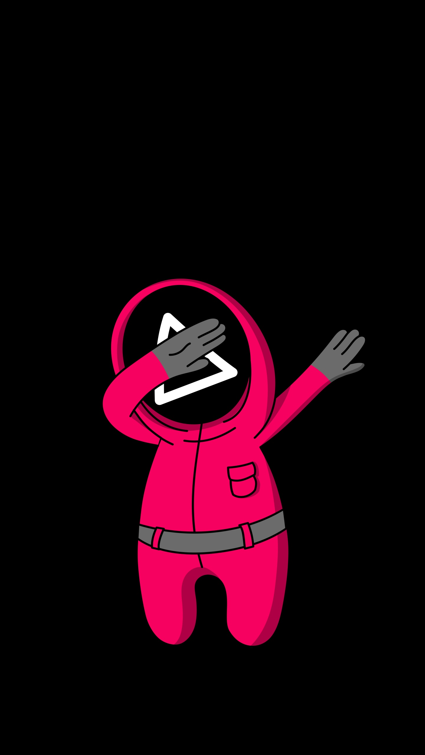 Android, Smartphone, Geste, Pink, Cartoon. Wallpaper in 1440x2560 Resolution