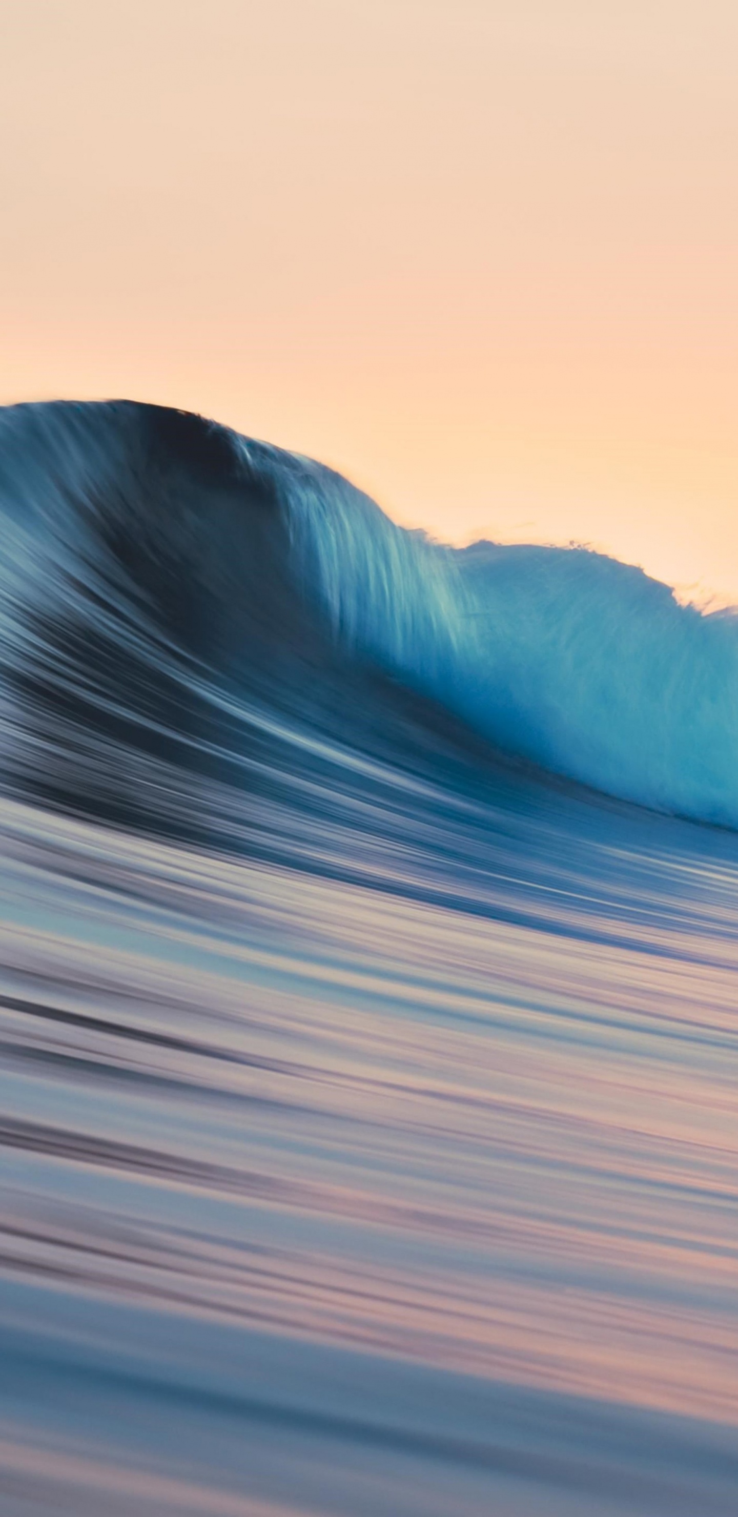 Blue, le Vent Vague, Mer, Atmosphère, Marée. Wallpaper in 1440x2960 Resolution