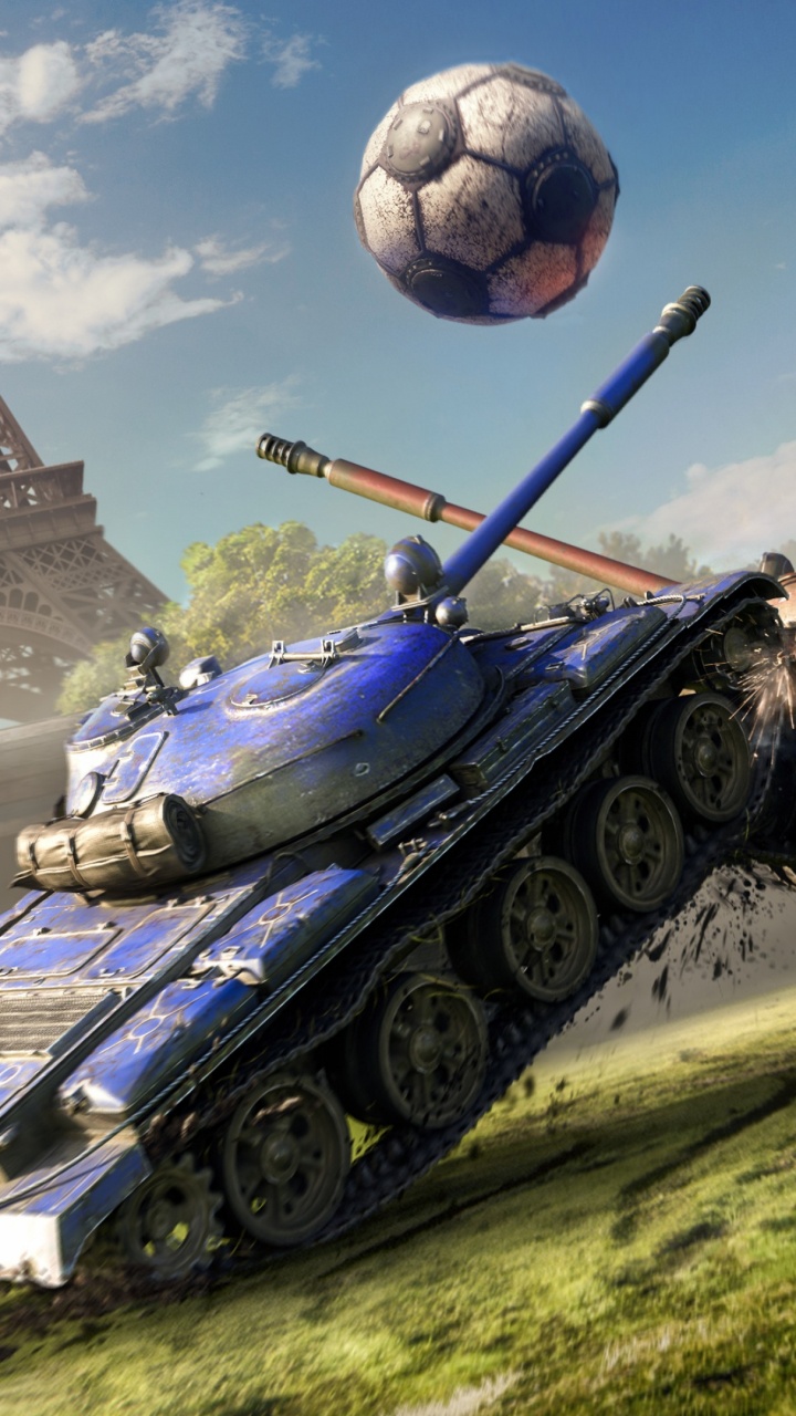 World of Tanks Blitz, World of Tanks, Wargaming, Ciel, Véhicule à Moteur. Wallpaper in 720x1280 Resolution