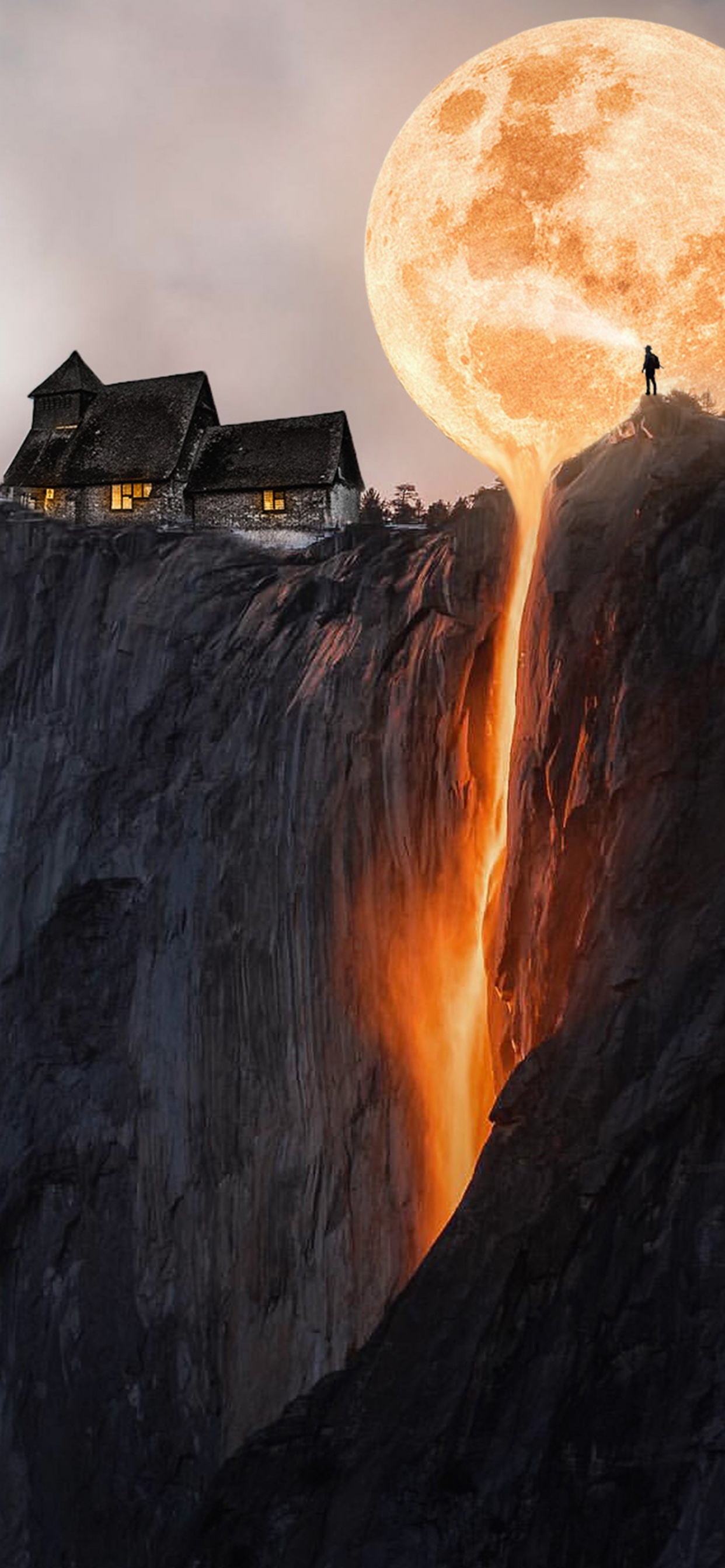 Yosemite National Park, Torres Del Paine National Park, Saatchi-Kunst, Yosemite-Feuerfall, Design. Wallpaper in 1242x2688 Resolution