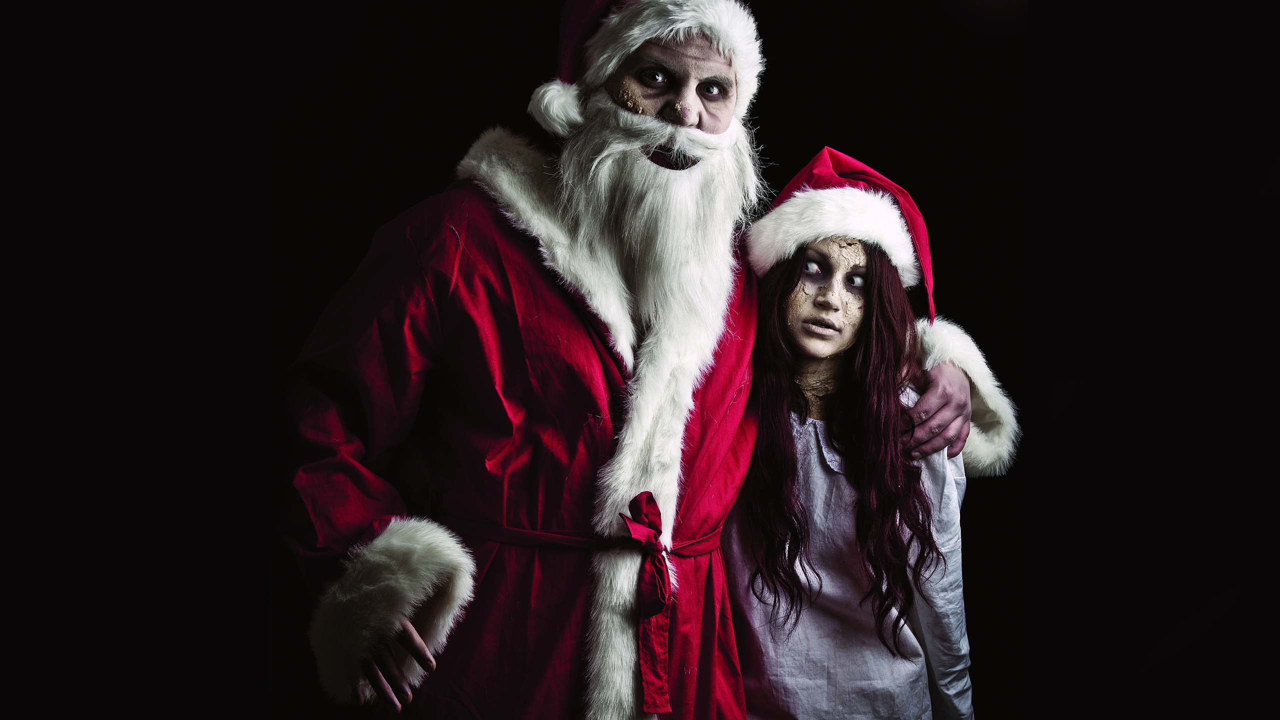 坎卜斯, 圣诞老人, 圣诞节那天, 邪恶的, 脸上的毛发 壁纸 2560x1440 允许