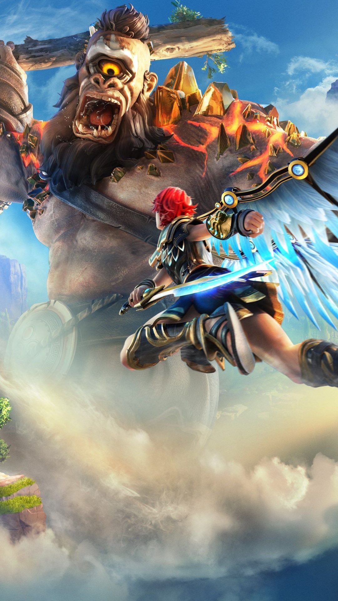 Ubisoft Fenyx Rising, Immortals Fenyx Rising, Ubisoft, Open World, Ubisoft Quebec. Wallpaper in 1080x1920 Resolution