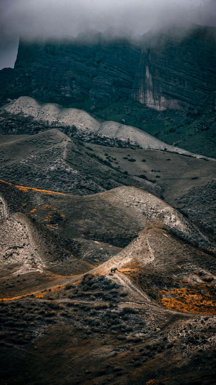 Atmosphäre, Hochland, Piste, Gewässer, Bergigen Landschaftsformen. Wallpaper in 750x1334 Resolution