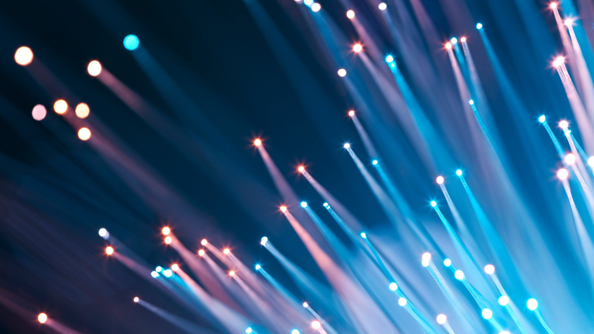 Blue and White Light in a Dark Room. Wallpaper in 1920x1080 Resolution