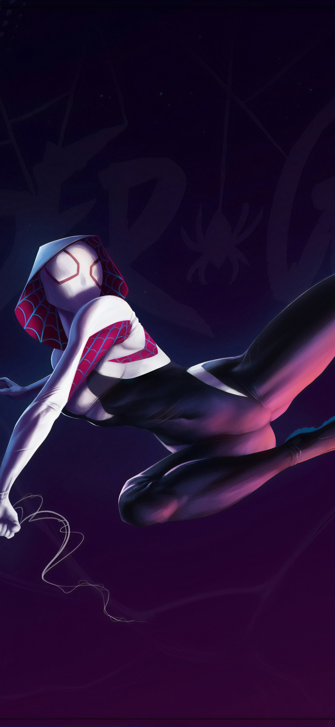 Mujer en Vestido Blanco y Negro Tumbado en el Suelo Rojo. Wallpaper in 1125x2436 Resolution