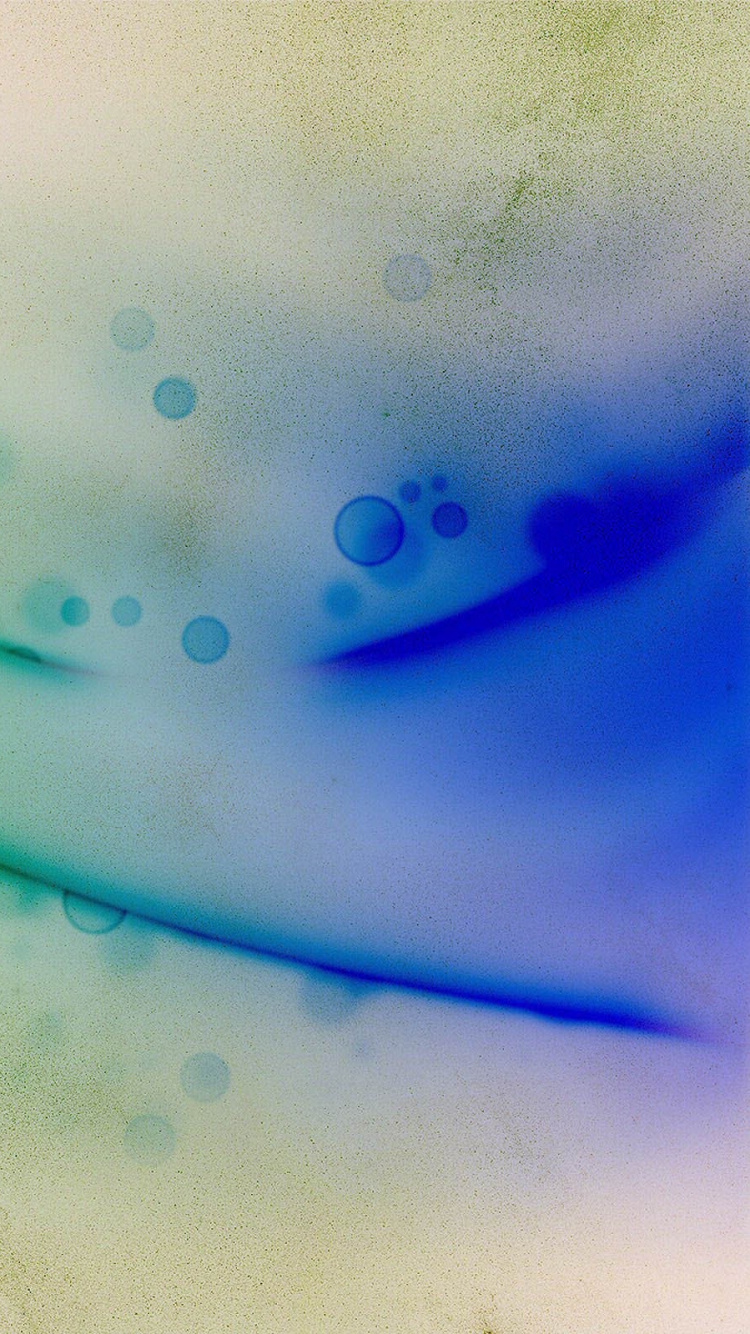 Pintura Abstracta Verde y Azul. Wallpaper in 750x1334 Resolution