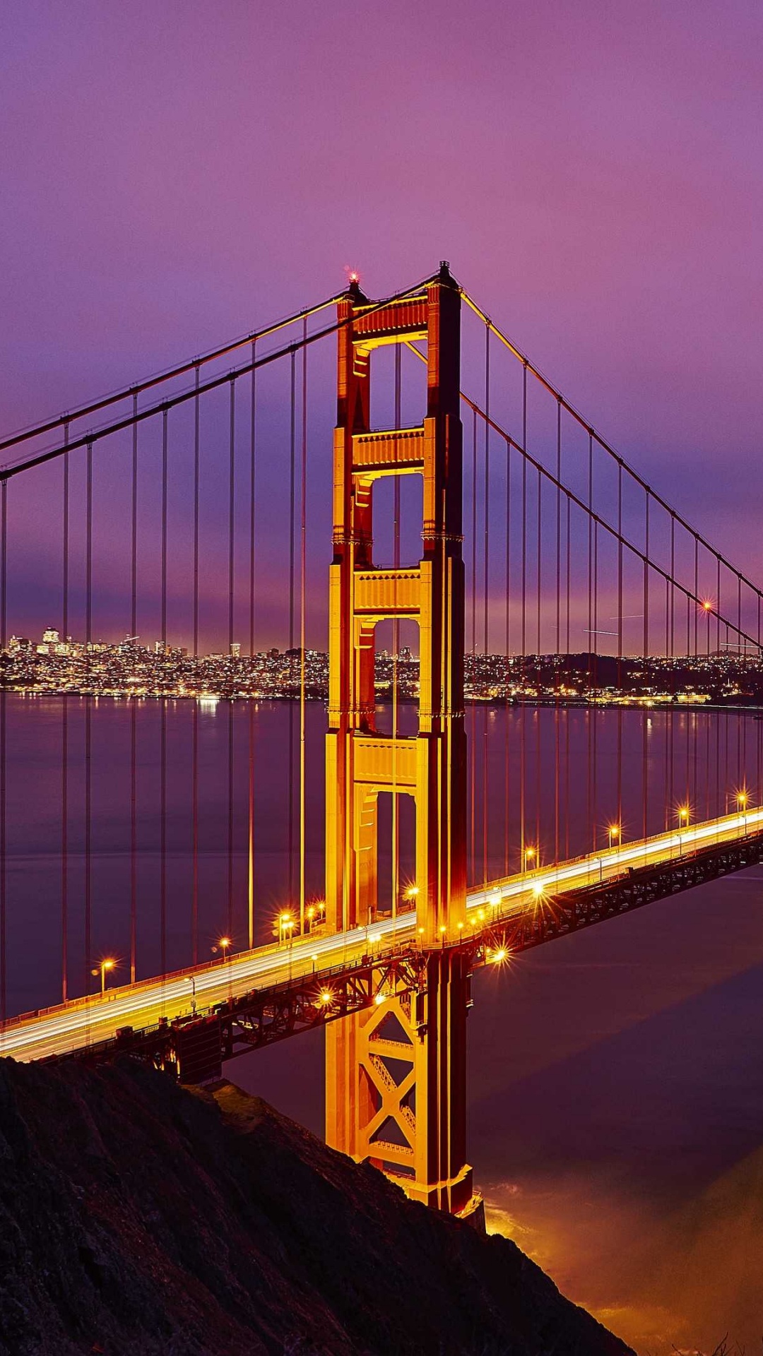Golden Gate Bridge San Francisco Kalifornien. Wallpaper in 1080x1920 Resolution