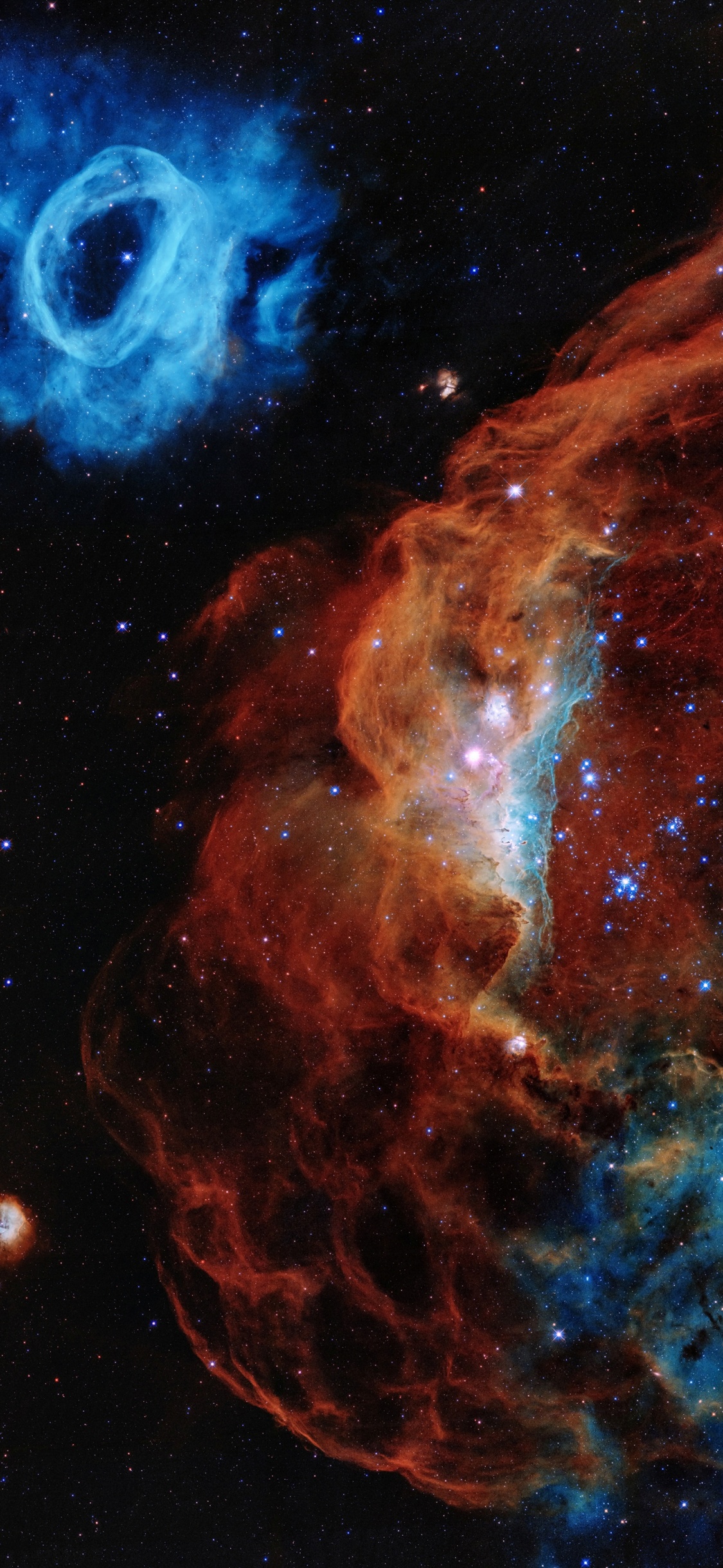 银河系, 天文学, 明星, 宇宙, 气氛 壁纸 1125x2436 允许