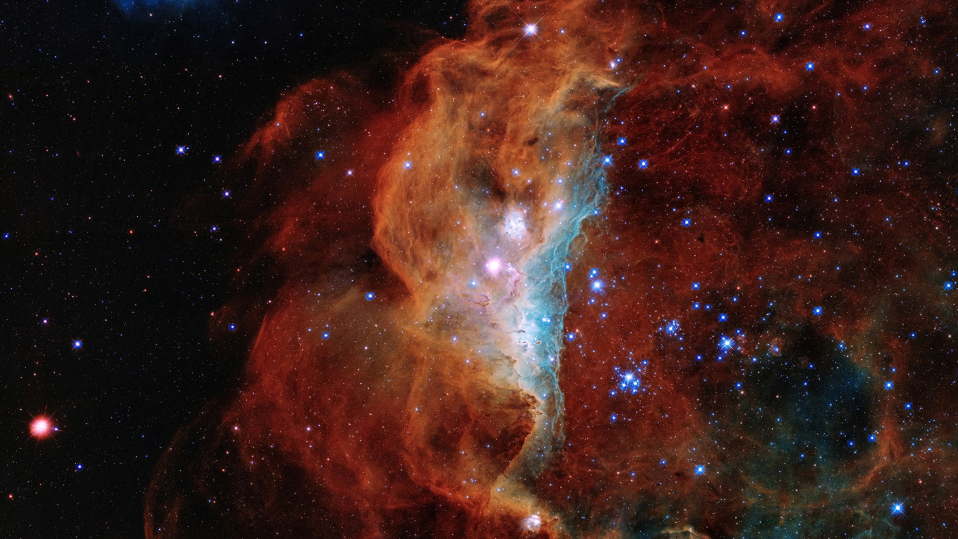 银河系, 天文学, 明星, 宇宙, 气氛 壁纸 1366x768 允许