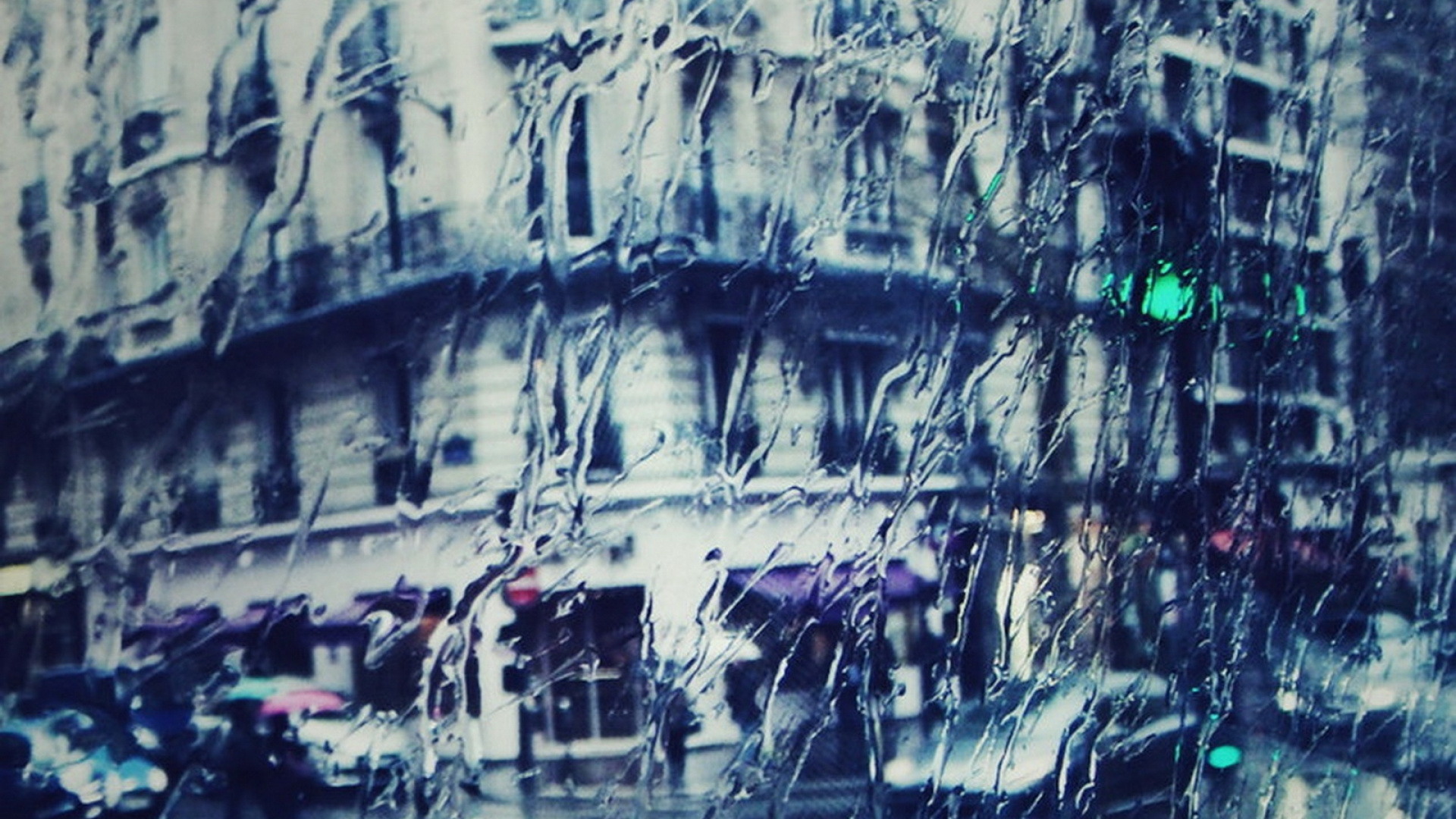 Wassertropfen Auf Glasfenster. Wallpaper in 1920x1080 Resolution