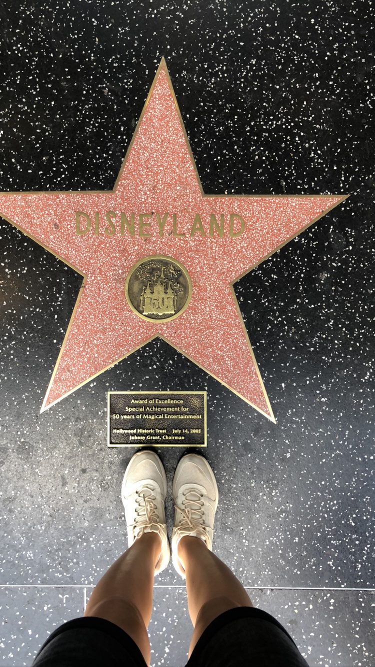 Avenue of Stars, Hollywood, Flag, Flag of Chile, United States. Wallpaper in 750x1334 Resolution
