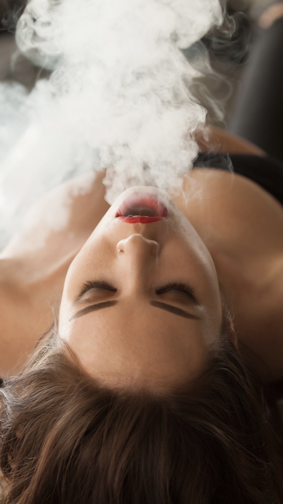 Smoking, Cigarette, Smoking Girl, Girl, Tobacco Smoking. Wallpaper in 1080x1920 Resolution