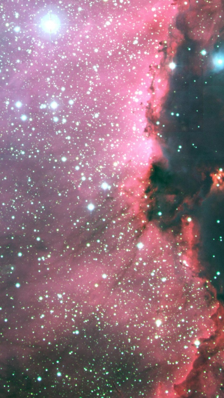 Illustration de la Galaxie Violette et Bleue. Wallpaper in 720x1280 Resolution